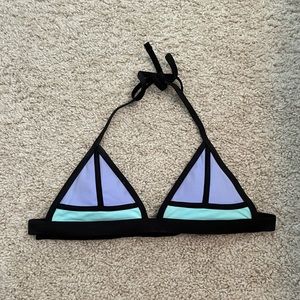 Target Blue Triangle Bikini Top